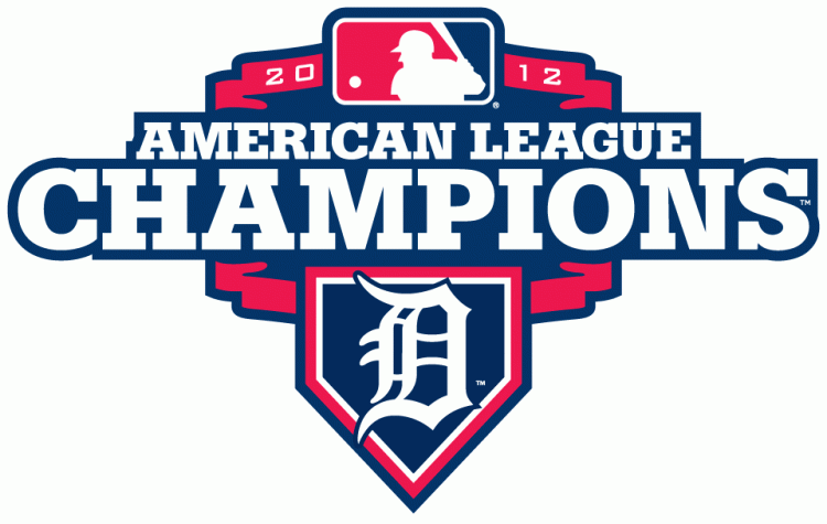 Detroit Tigers 2012 Champion Logo iron on transfers for T-shirts